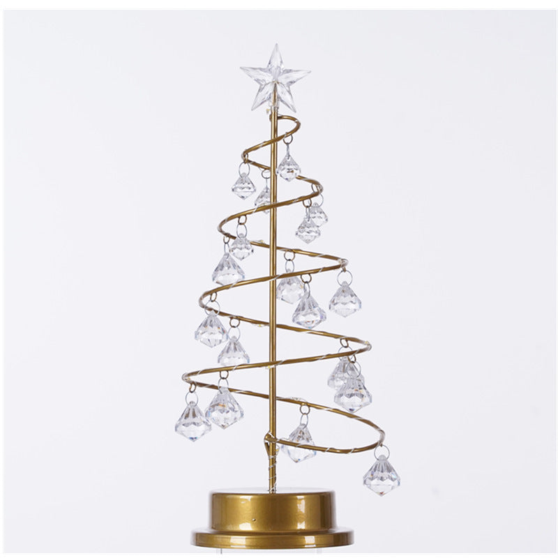 Crystal Christmas Tree LED Lights Indoor Decoration