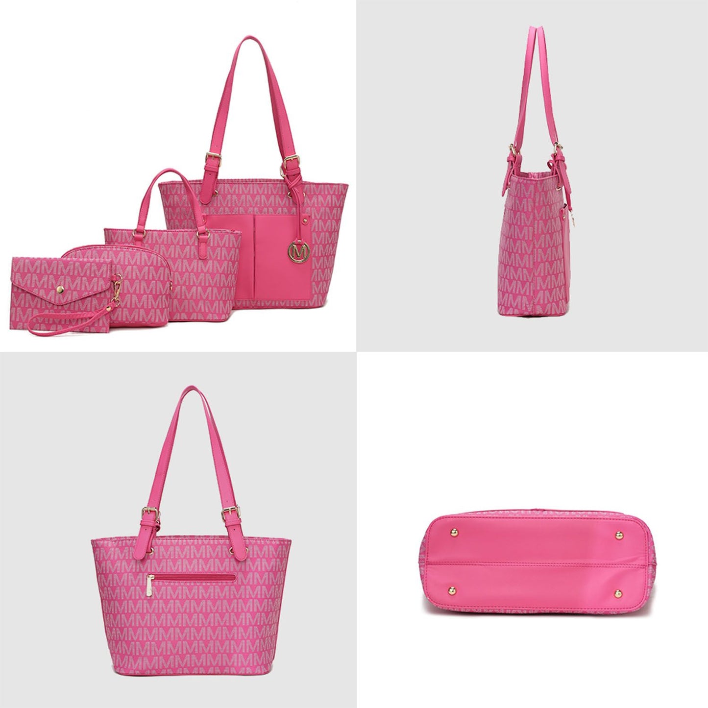 Elevate Your Style: The MKF Havenly Vegan Leather Tote Set by Mia K