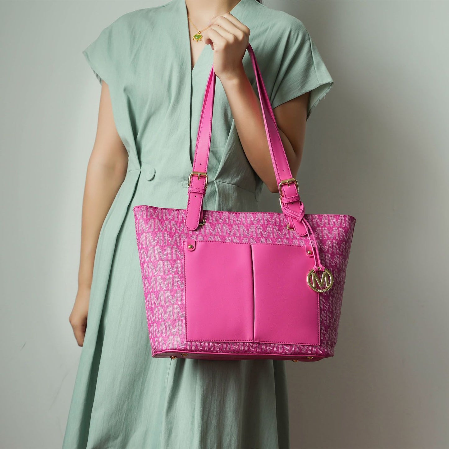 Elevate Your Style: The MKF Havenly Vegan Leather Tote Set by Mia K