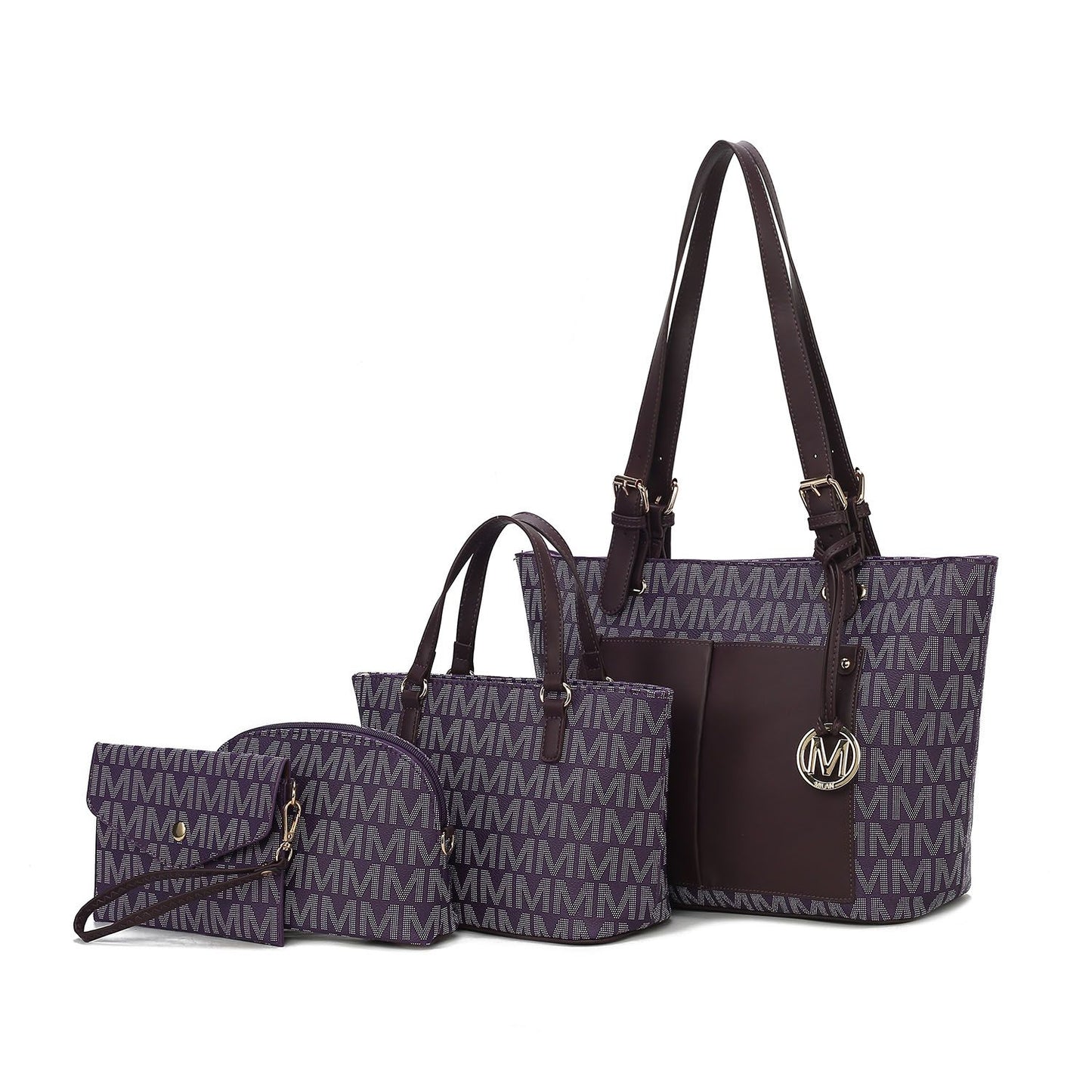 Elevate Your Style: The MKF Havenly Vegan Leather Tote Set by Mia K