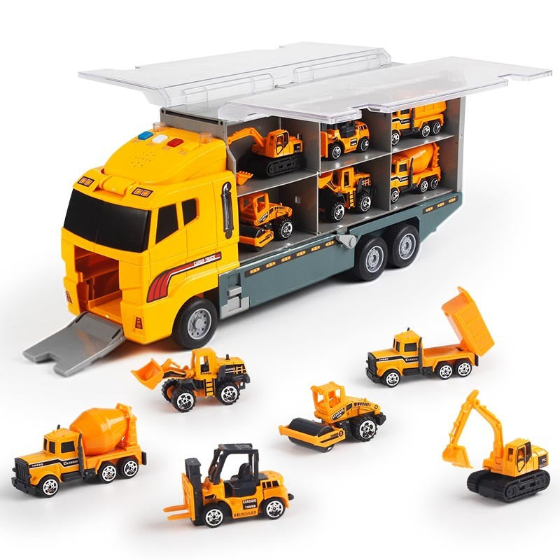 Alloy large container truck toy