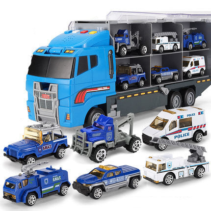 Alloy large container truck toy