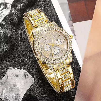 Full Diamond Bracelet Quartz Watch