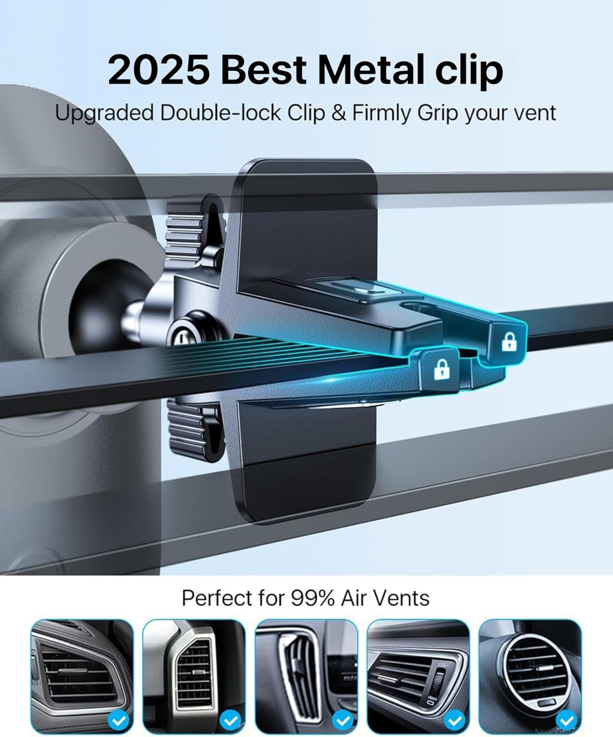 Magnetic Car Mount Pro - Strongest Magnet, Perfect for iPhone 16/15/14/13 Pro Max & Samsung S24/S23, Big Phone Friendly, Ultimate Stability for Your Drive!