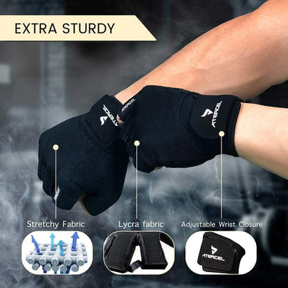 Elevate Your Workout with  Breathable Workout Gloves – Perfect for Weight Lifting, Gym Training, and Cycling!