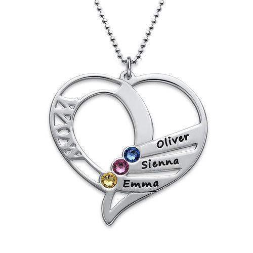 Heart Engrave Necklace Pendant