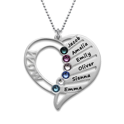 Heart Engrave Necklace Pendant