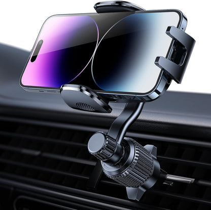 Car Vent Phone Mount - Universal Clip for iPhone & Samsung, Never Block Your A/C!