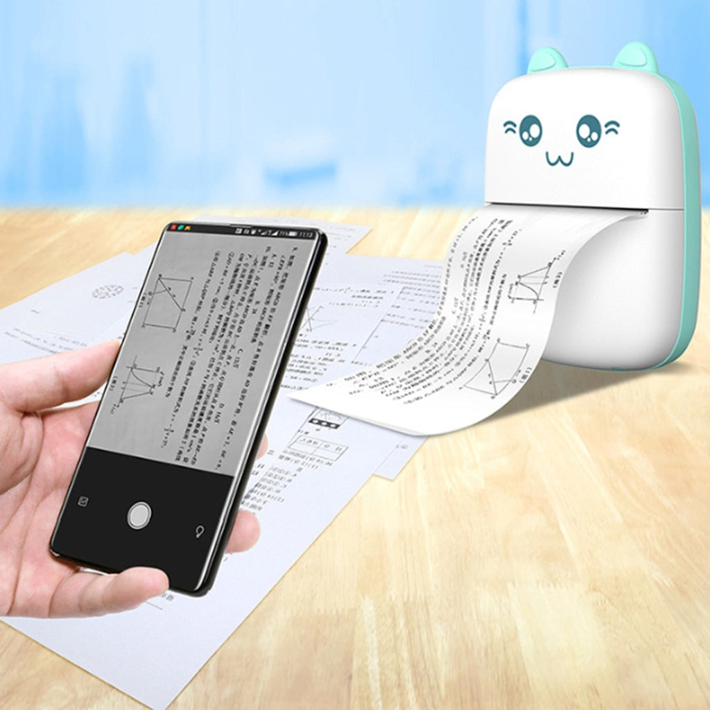 Mini Bluetooth Pocket Printer for Photos & Notes