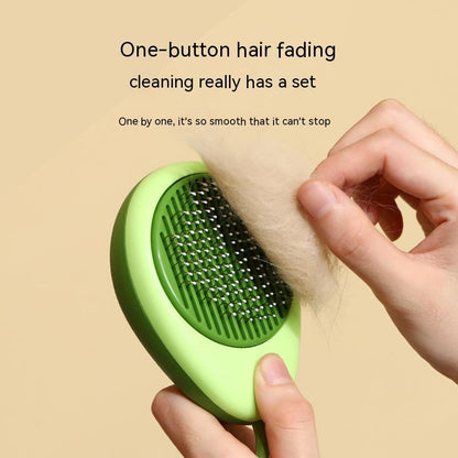 Avocado-Shaped Cat & Dog Hair Remover Brush