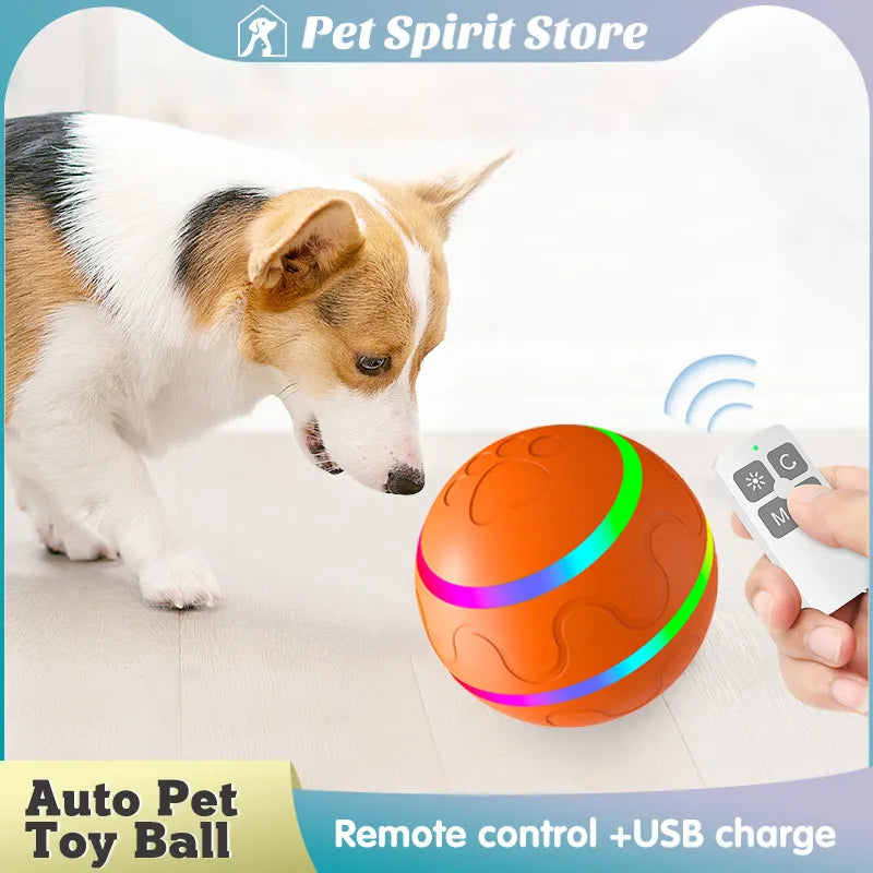 Smart USB Rechargeable Rolling Toy Ball for Pets