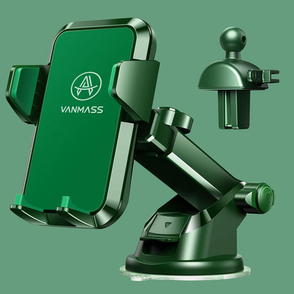 2025 Ultimate Car Phone Holder by  - Military-Grade Suction Mount for Dashboard & Windshield - Perfect for iPhone 16 Pro Max & Samsung S24