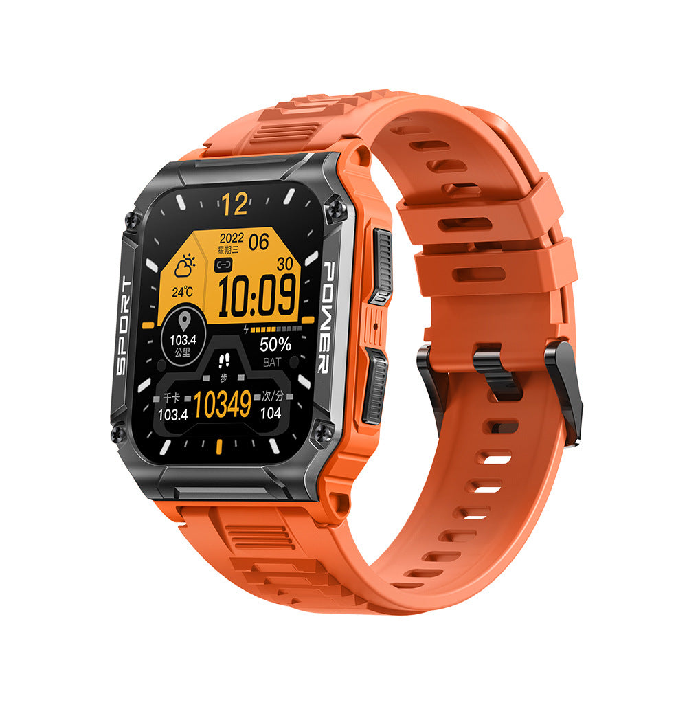 Steel Military Style Rugged Smartwatch