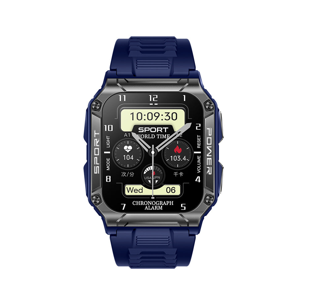 Steel Military Style Rugged Smartwatch